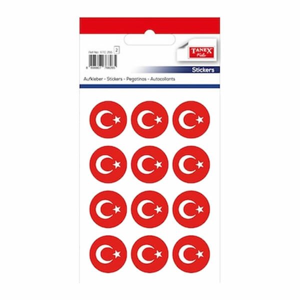 Tanex STC-255 2 li 25 mm Bayrak Etiketi
