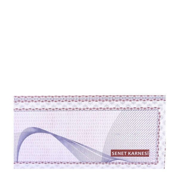 Özkan G2222 Dolar 50 Yaprak Senet Karnesi