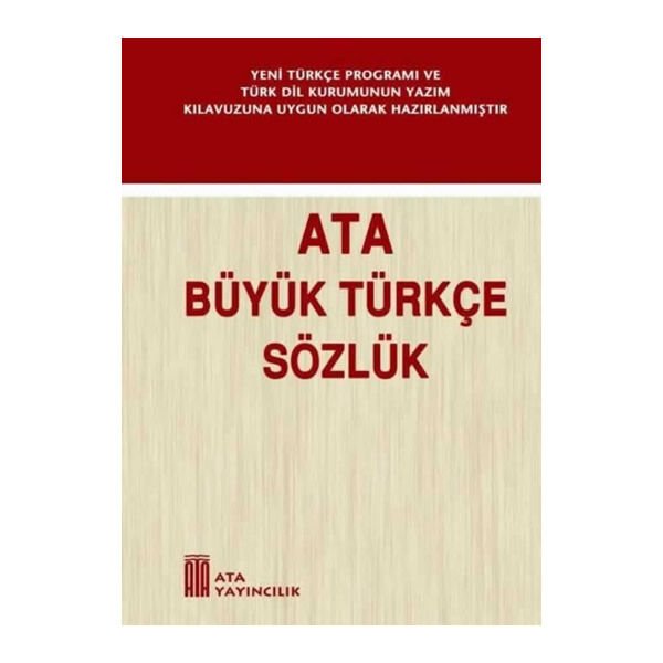 Ata Yayınları Sert Kapak Büyük Türkçe Sözlük