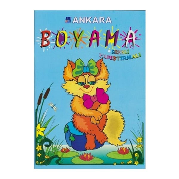 Ankara Stickerli Kalın Boyama Kitabı
