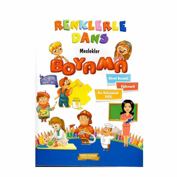 Gönül Yayıncılık İnce Renklerle Dans Boyama Kitabı