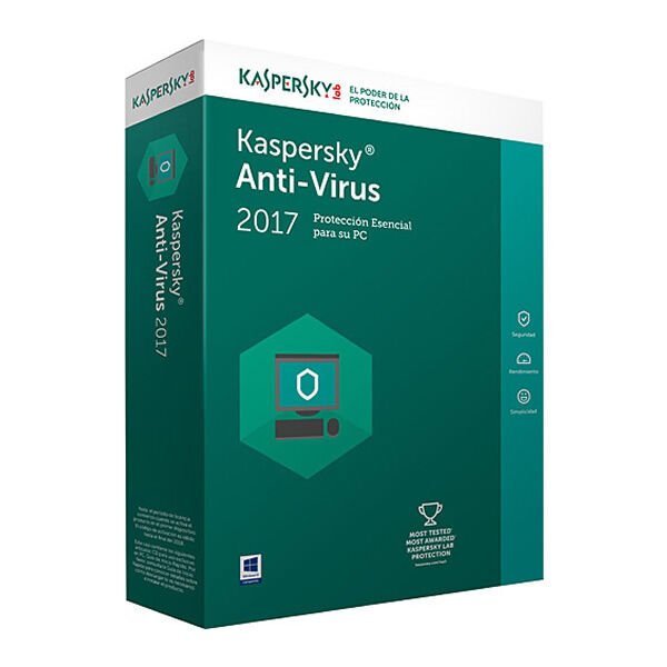 Kaspersky 2017 Antivirüs 2 Kullanıcılı 1 Yıl Virüs Programı