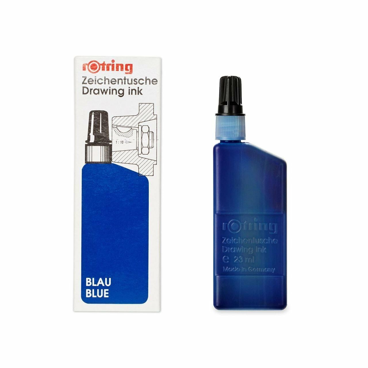 Rotring S0216280 23 ml Mavi Rapido Mürekkebi