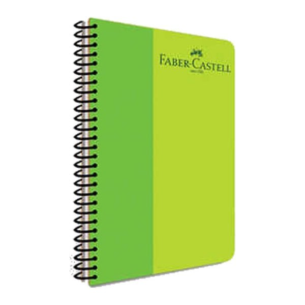 Faber Castell Bicolor 160 Yaprak PP Kapak Spiralli Kareli Defter