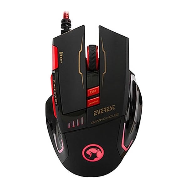 Everest SGM-X10 S-Kırmızı Usb Gaming Mouse&Mousepad Seti