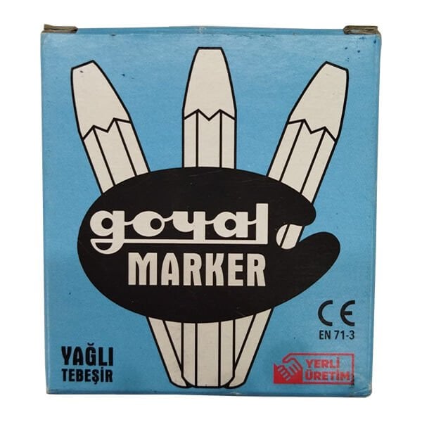Goyal 12 li Siyah Yağlı Tebeşir