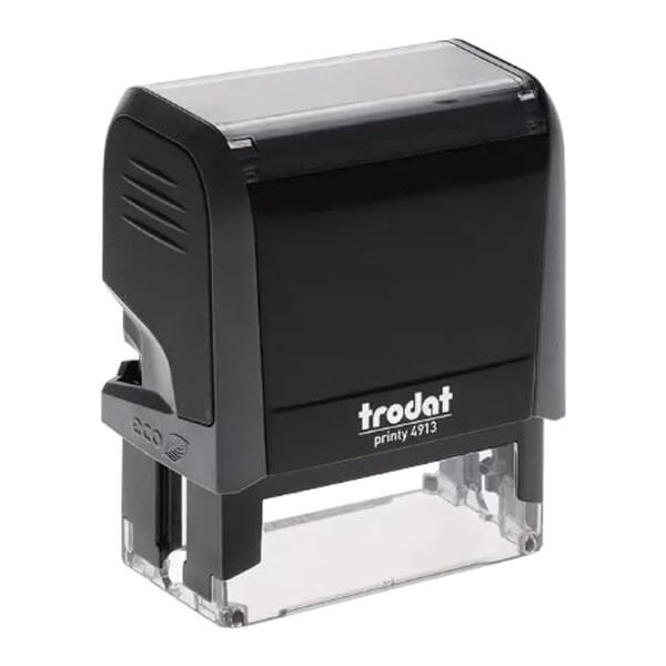 Trodat 4913 P4 Siyah Gövde Mavi Keçe Kaşe Boş Kaşe