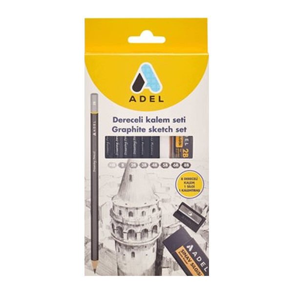 Adel 8 li Fsc Dereceli Kalem Seti