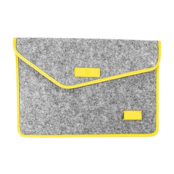 Önder 540-20 Aba Gri-Sarı Keçe Laptop Çantası