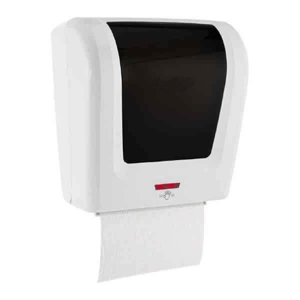 Flosoft F047 21 cm Fotoselli Beyaz Kağıt Havlu Dispenseri