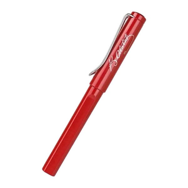 Lamy 316A Safari Kırmızı Atatürk İmzalı Roller Kalem