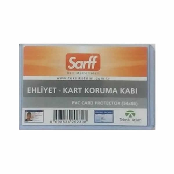 Sarff A-031H 55x85 mm Pvc Ehliyet Kabı