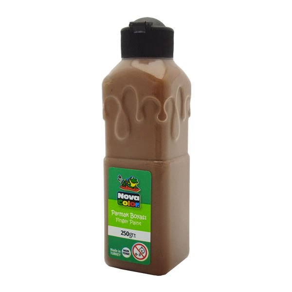Nova Color NC-448 250 gr Kahverengi Parmak Boyası