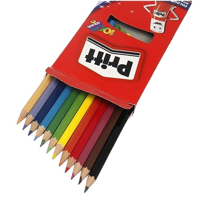 Pritt 12 li Karton Kutulu Boya Kalemi