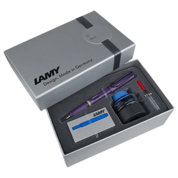 Lamy 73DS-M Safari Dark Lila Dolma Kalem Seti