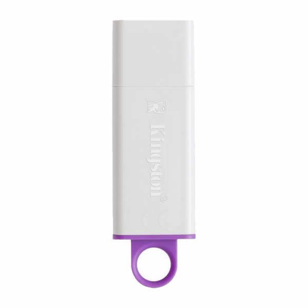 Kingston Dtıg4 64 GB Usb 3 Beyaz - Mor Plastik Usb Bellek
