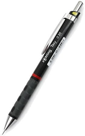 Rotring Tikky 0,35 mm Siyah Mekanik Kurşun Kalem