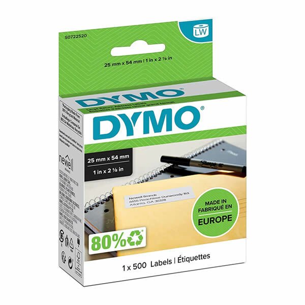 Dymo 11352 LW 25x54mm İade Adres Etiketi 500 lü Etiket