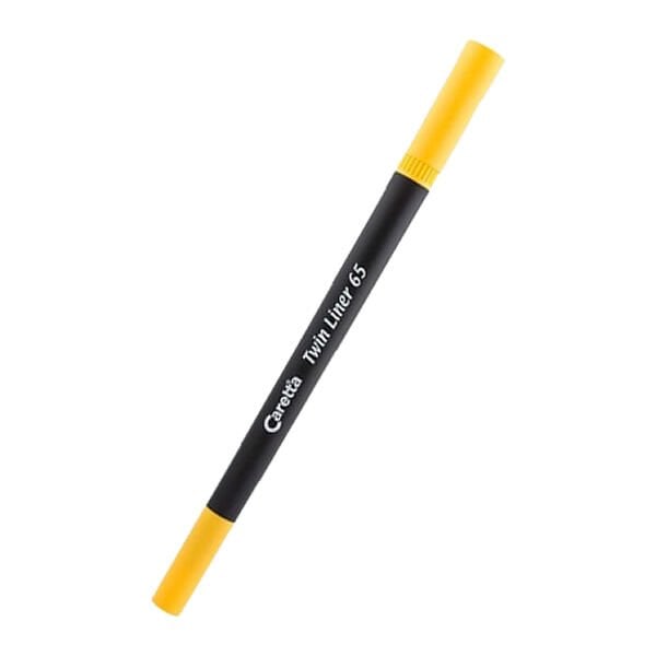 Caretta 65 1,0 mm Sarı Twinliner Kalem
