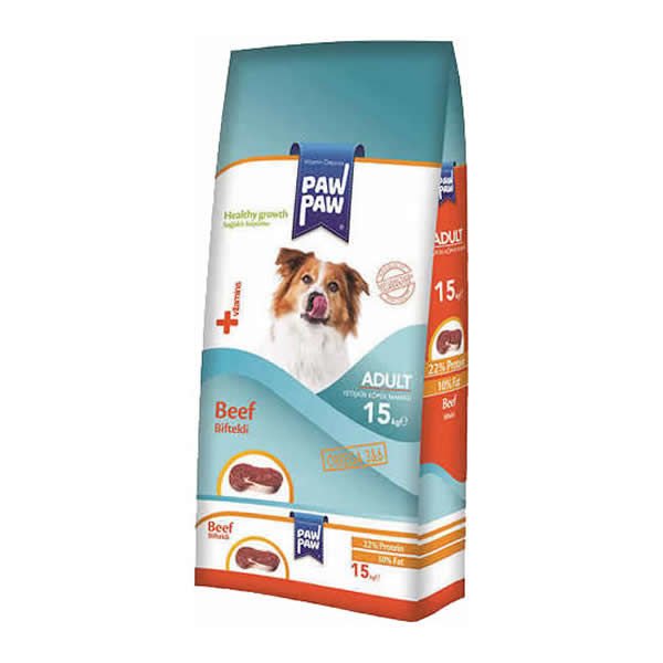 Pawpaw 15 kg Kuzu Etli Yetişkin Köpek Maması