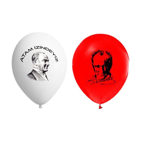 Atom 100 lü Atatürk Baskılı Balon