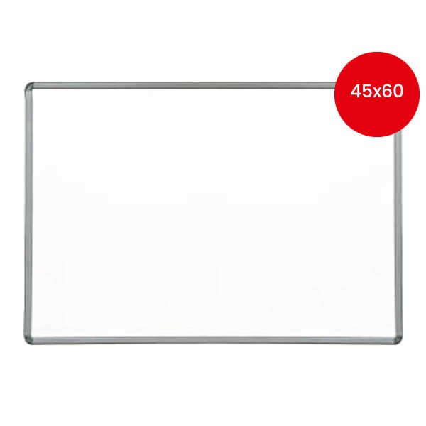 İnter INT-583 45x60 Alüminyum Çerçeve Lamine Yüzey Duvara Monte Beyaz Yazı Tahtası