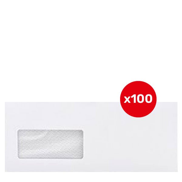 Oyal 110x220 90 Gr 500 lü Silikonlu Pencereli Senatör Zarf