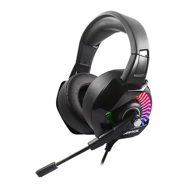 Rampage RM-K66 Siyah USB 7,1 RGB Ledli Mikrofonlu Oyuncu Kulaklık