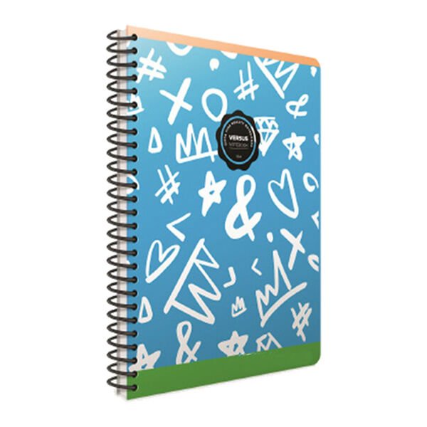 Gıpta Versus A4 80 Yaprak Çizgili Spiralli Karton Kapaklı Defter