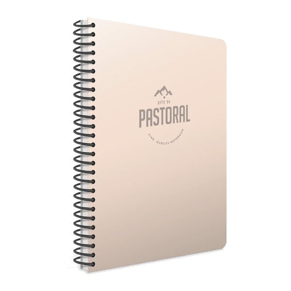 Gıpta Pastoral A4 72 Yaprak Kareli Spiralli Plastik Kapaklı Defter