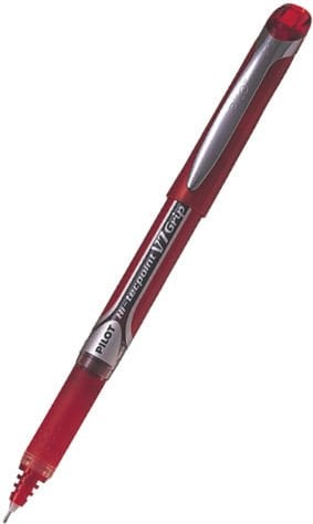 Pilot V7 Grıp Kırmızı İğne Uçlu Roller Kalem
