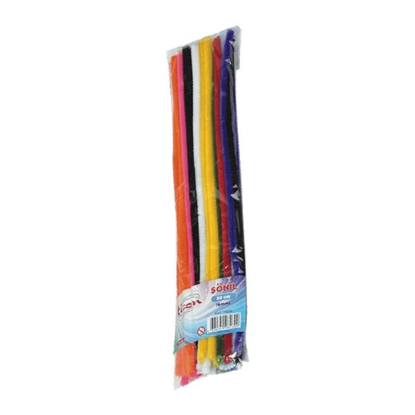 Ticon 79886 25 li 30 cm 6 mm Pastel Renkler Şönil