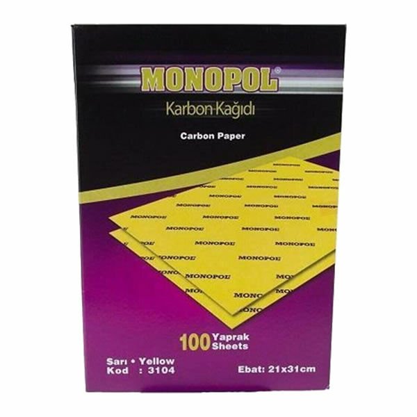 Sayox A4 100 lü Sarı Karbon Kağıdı