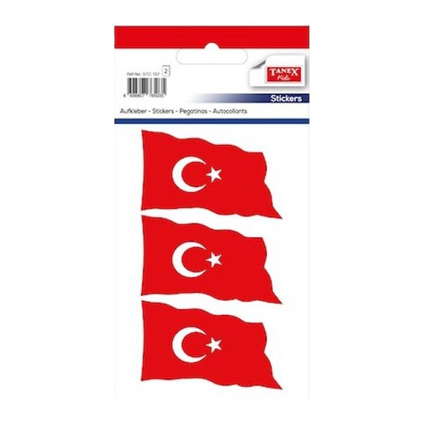 Tanex STC-157 2 li Dalgalı Bayrak Etiketi