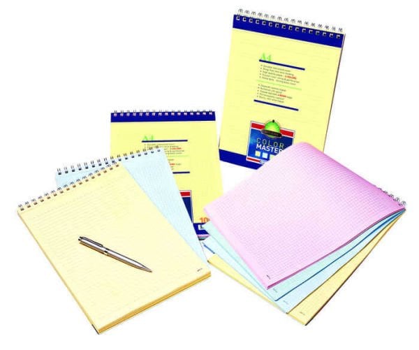 Gıpta Color Master A5 100 Yaprak Çizgili Spiralli Karton Kapaklı Bloknot