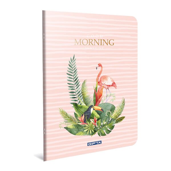 Gıpta Morning A4 80 Yaprak Çizgili Tel Dikişli Plastik Kapaklı Defter