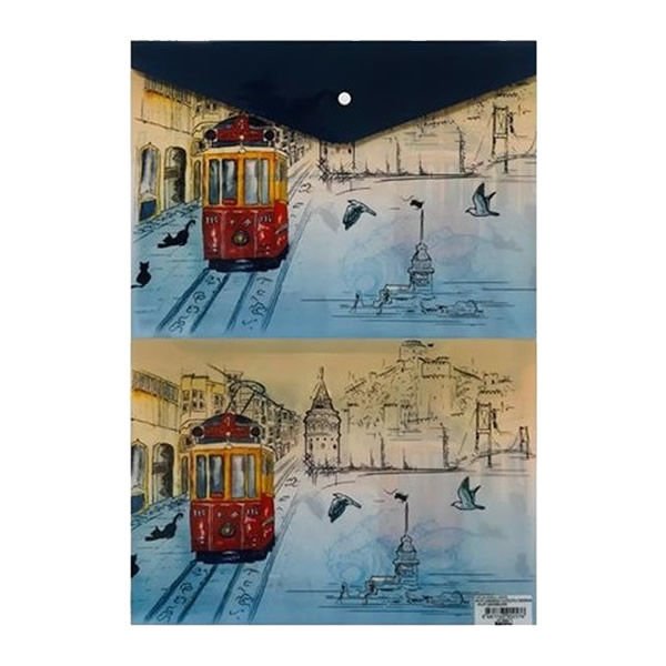 Puti 02576 Desenli Puti Şehirleri Çıtçıtlı Dosya