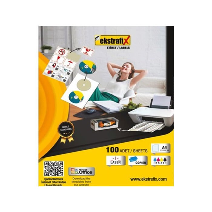Ekstrafıx Dl-014 80x120 mm Dekoratif Etiket