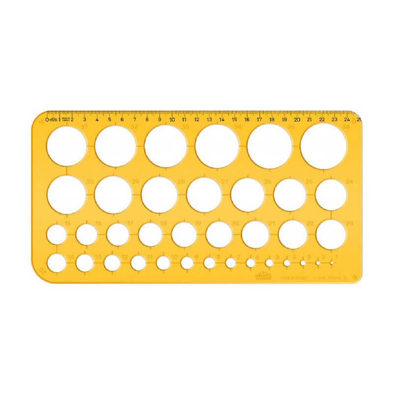 HATAS 2272 1-36 MM EKONOMİK DAİRE ŞABLONU