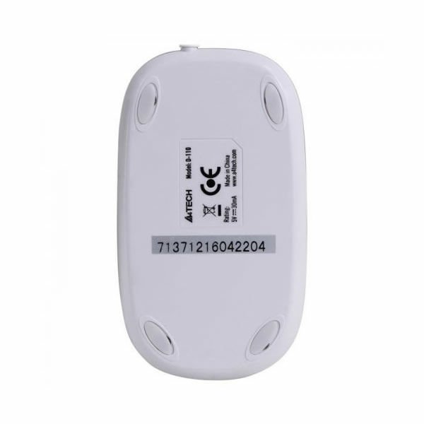 A4 Tech D-110-2 Beyaz-Gümüş Kablolu Usb Klavye