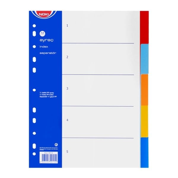 Noki 59115 5 Renk Ayraç