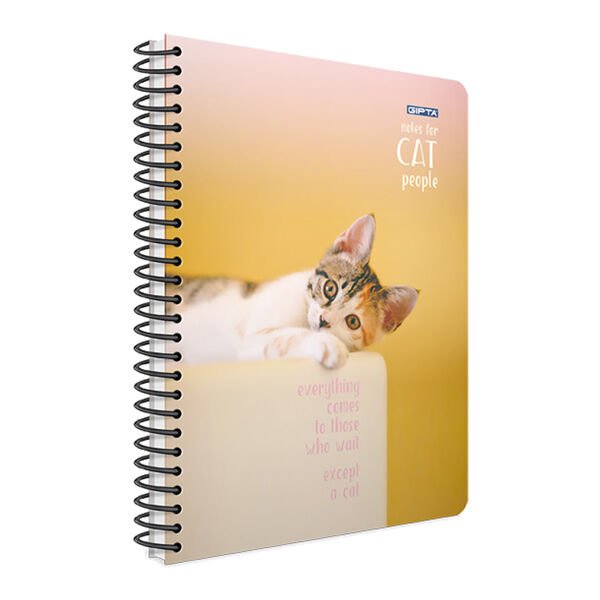Gıpta Cat A4 100 Yaprak Çizgili Spiralli Karton Kapak Defter