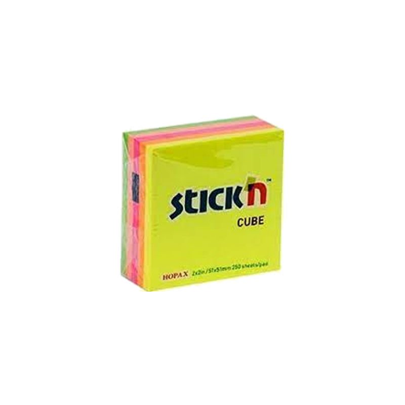 Gıpta Stickn 50x50  250 Yaprak 5 Renk Yapışkanlı Not Kağıdı
