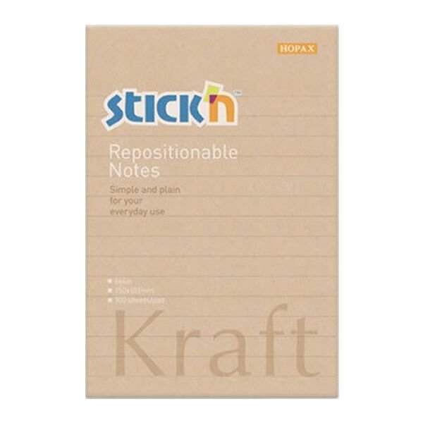 Gıpta Stickn 150x101 100 Yaprak Çizgili Not Kağıdı
