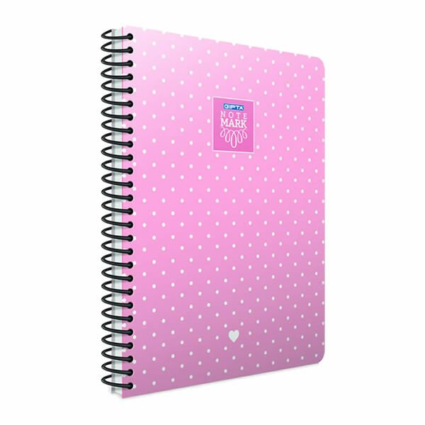 Gıpta Notemark A6 80 Yaprak Çizgili Spiralli Defter