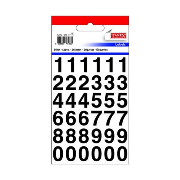 Tanex STC-417 2 li Şeffaf Rakam Etiketi