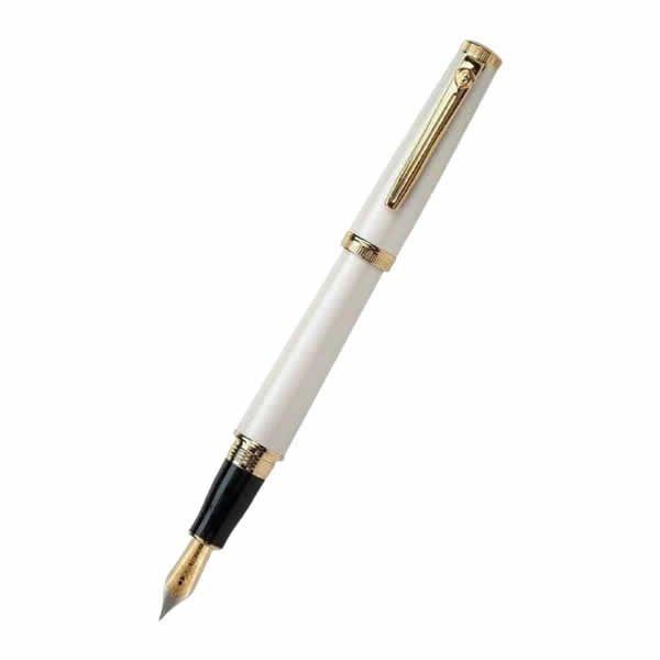 Scrikss Heritage II Beyaz Altın M Uç Dolma Kalem