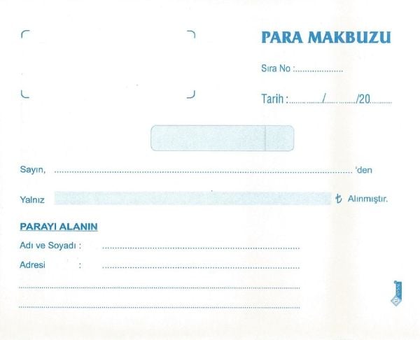 Uysal 2x50 2 Nüsha Otokopili Para Makbuzu
