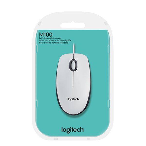 LOGİTECH 910-005004 M100 BEYAZ USB MOUSE