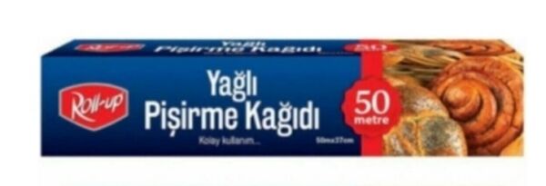 Roll-up 37cmx50mt Yağlı Pişirme Kağıdı